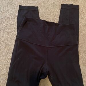 Black Luluemon High-Waist Women's Leggings Aligns 28”